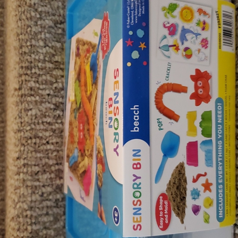 Creativity for Kids Sensory Bin -Beach